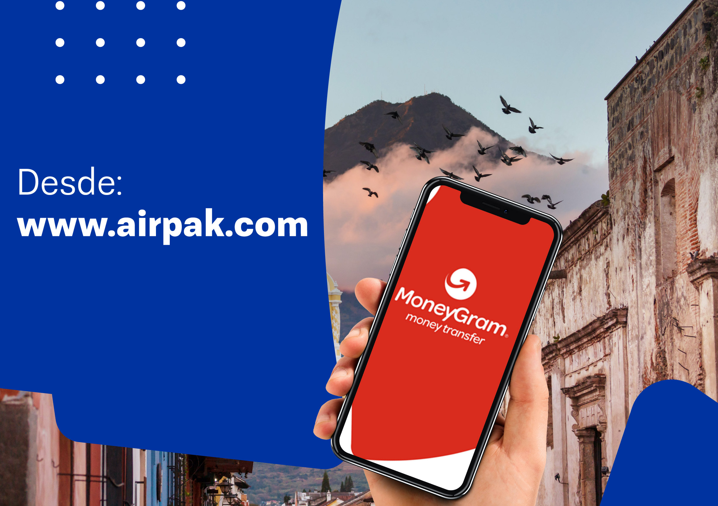 Tus Remesas MoneyGram En El Sitio Web De AirPak - AirPak Nicaragua